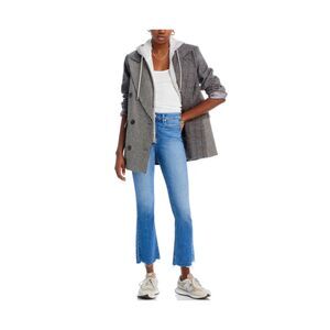 $229 PAIGE Colette High Rise Cropped Flare Jeans Bellflower